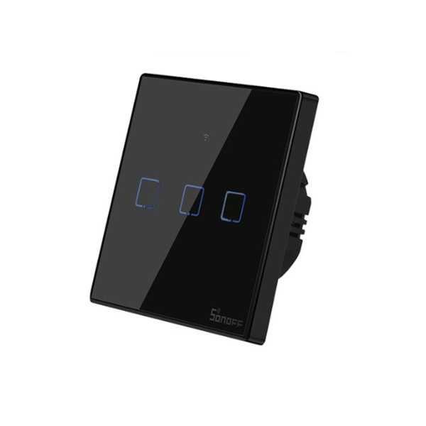 Sonoff T Interruptor De Pared T Eu C Wifi Rf Negro Opencircuit