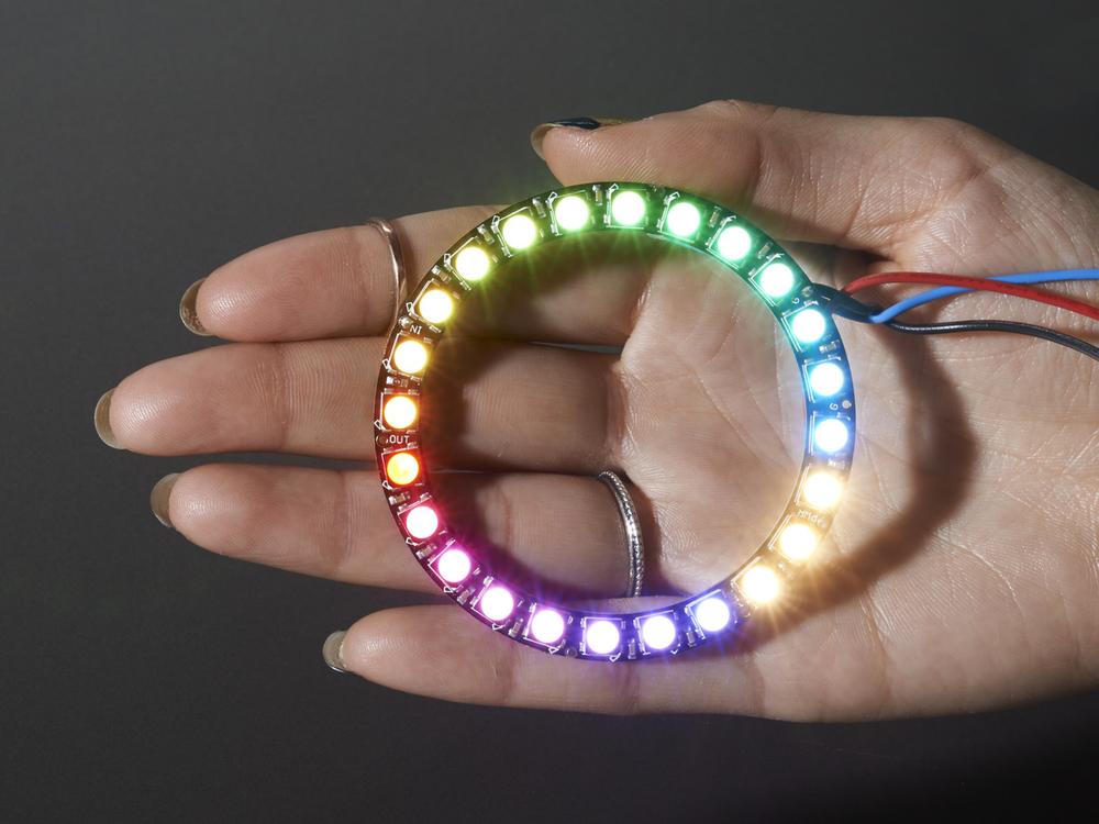 Anillo Neopixel X Led Rgbw Con Controladores Integrados