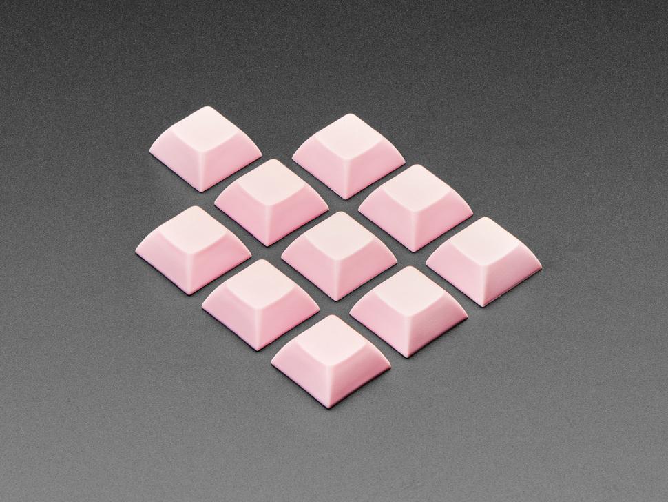 Adafruit Roze DSA-toetsen voor MX-compatibele switches - verpakking van 10