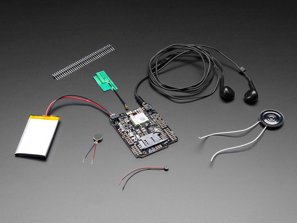 Adafruit FONA 800 uFL shield Starter Pack