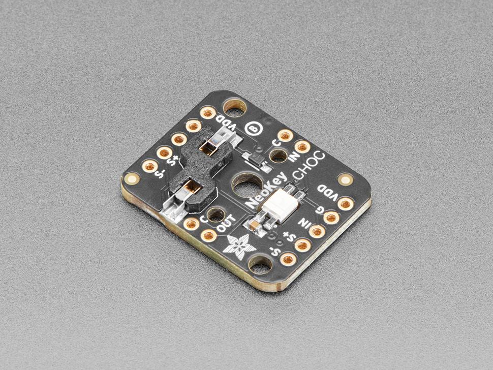 Adafruit NeoKey- socket breakout voor CHOC-toetsschakelaars met NeoPixel