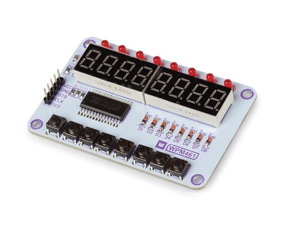 Tm1638 module with display and keypad
