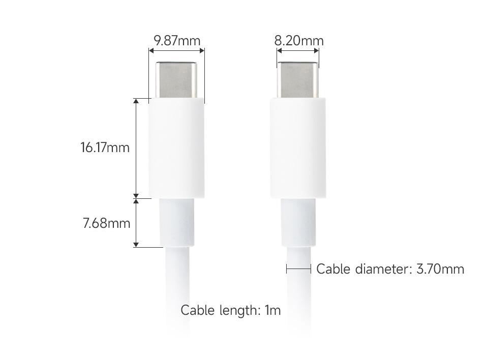 thumbnail image 2 of 1M USB-A To USB-C Charging & Data Sync Cable – 5V 1A, Universal For Samsung, Nokia, OnePlus 2 of 4