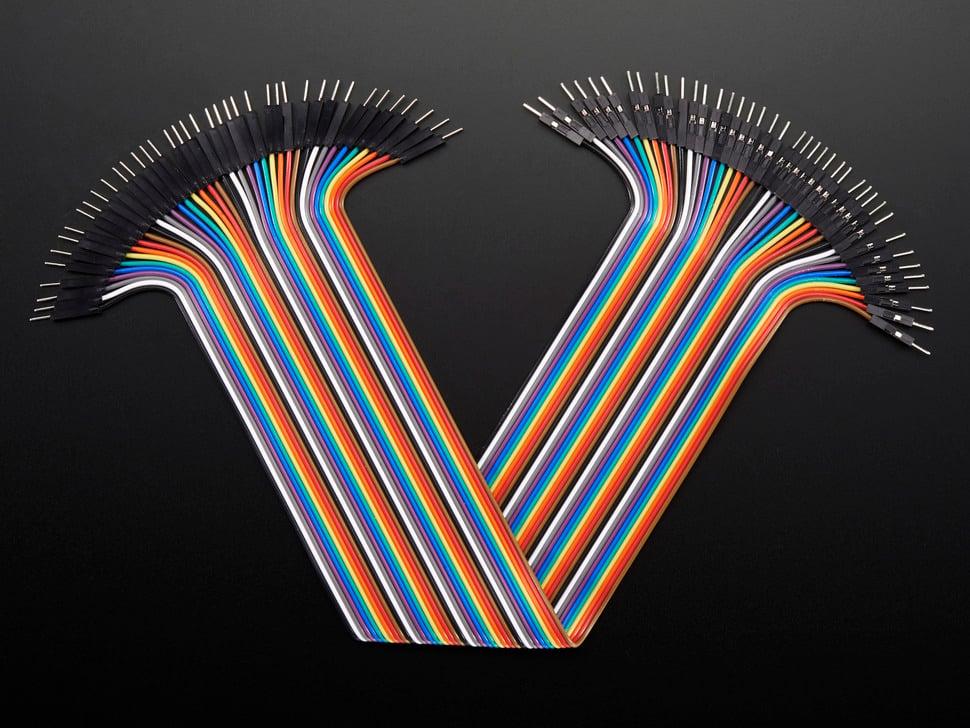 Adafruit Premium male /mannelijke jumper wires - 40 x 12" (300 mm)