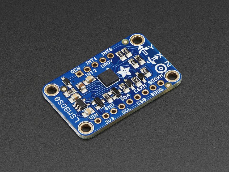 Adafruit 9-DOF Accel/Mag/Gyro+Temp breakout board - LSM9DS0