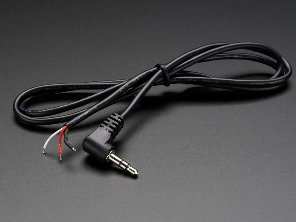 Adafruit Haakse 3,5 mm stereoplug naar pigtailkabel