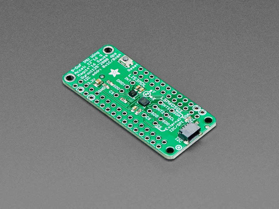 Adafruit LSM6DSOX + LIS3MDL FeatherWing - Precisie 9-DoF IMU