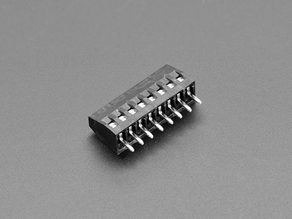 Adafruit 2.54mm/0.1" Pitch Terminal Block - 8-pin