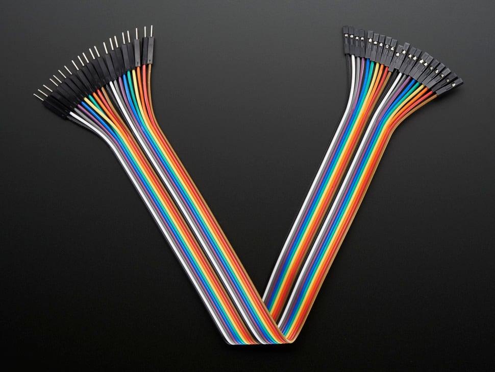 Adafruit Premium female /mannelijke 'Extension' jumper wires - 20 x 12"