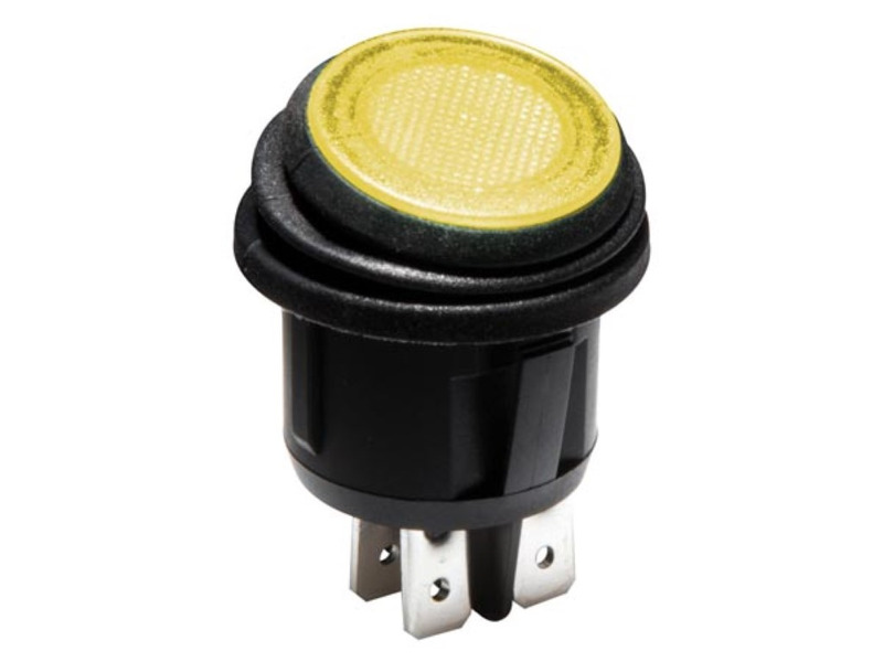 SCI Interruptor Rocker Iluminado com LED Laranja Integrado - Opencircuit