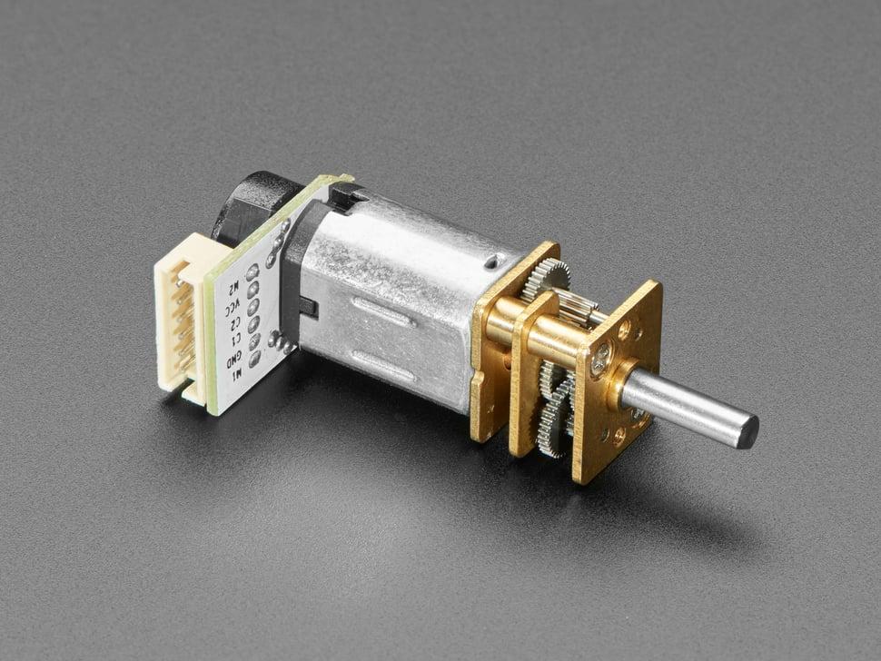 Adafruit N20 DC motor met magnetische encoder - 6V met gear ratio van 1:100