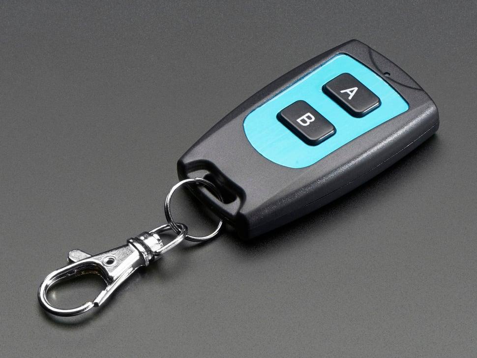 Adafruit Keyfob 2-knops RF-afstandsbediening - 315 MHz