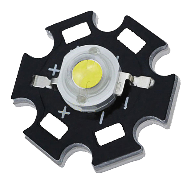 5 x Pure White 3W Star High Power LED 200lm 140°