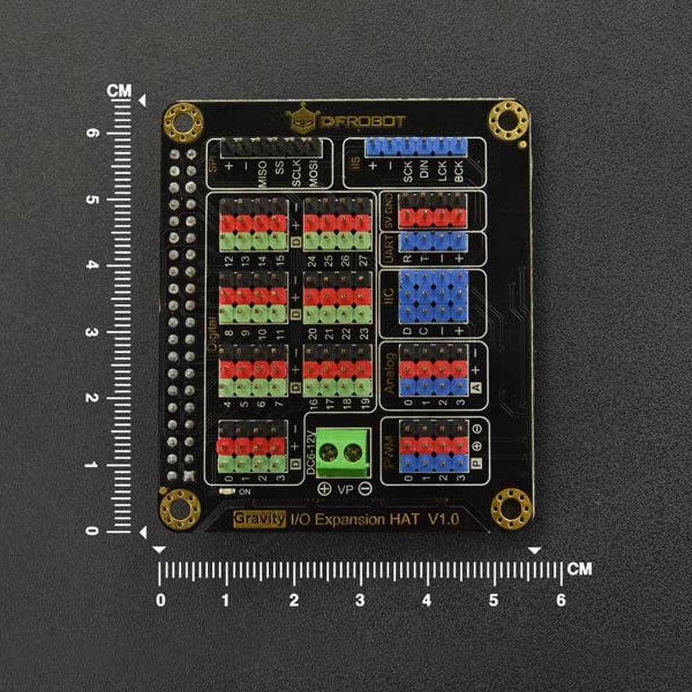 Dfrobot Rack Tower DFRobot HAT de expansão IO para Raspberry Pi 5 / 4B / 3B+ - Opencircuit
