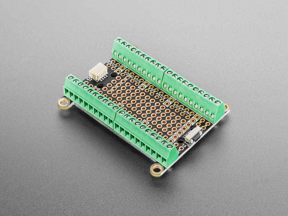 Adafruit Terminal PiCowbell voor Pico - Resetknop & STEMMA QT