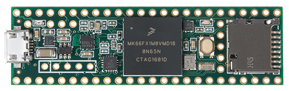 integrado micro-SD-mapas-Port sin cabecera ARM Cortex MCU Teensy 3.6