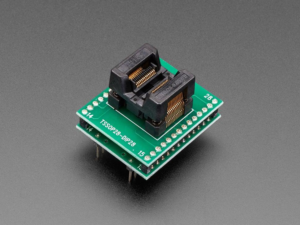 Adafruit SMT- socket - TSSOP-28 breakout