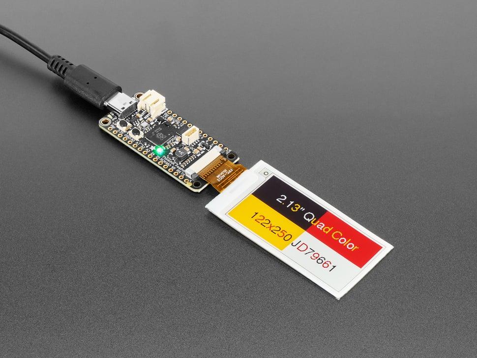 Adafruit 2.13" 250x122 Quad-kleur eInk / ePaper - Kale Display