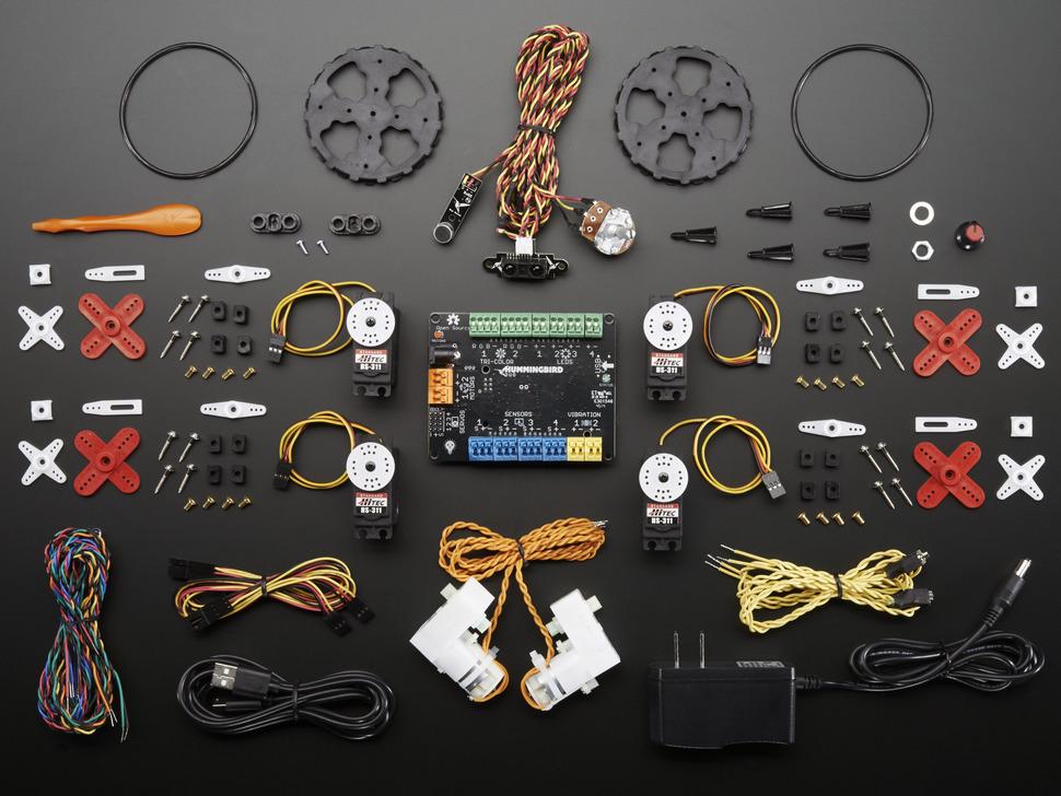 Adafruit Hummingbird Duo Premium Robotica Kit
