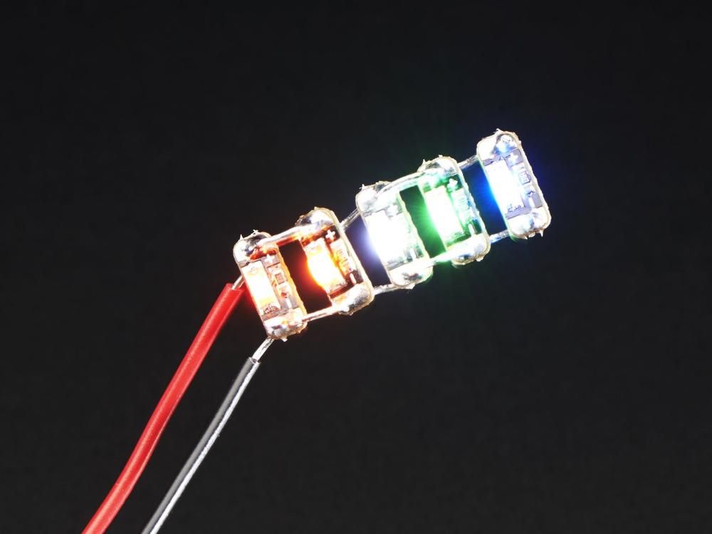 Adafruit LED-pailletten - Veelkleurig pakket van 5