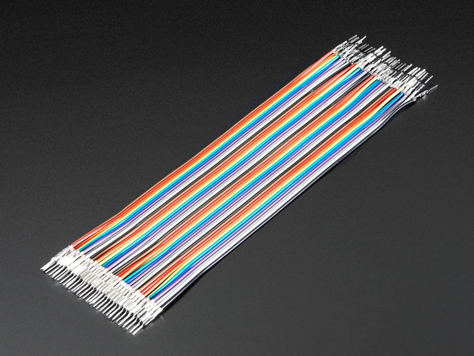 Adafruit Premium male /mannelijke ruwe jumper wires - 40 x 6" (150 mm)