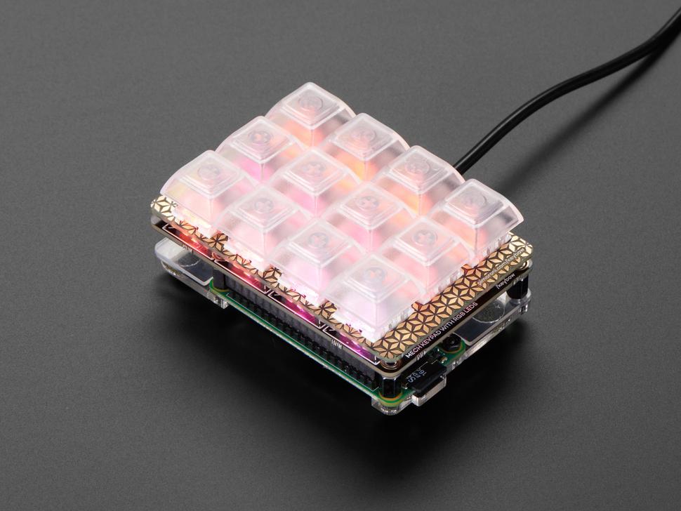 Adafruit Pimoroni Keybow Mini Mechanisch Toetsenbord Kit met Raspberry Pi