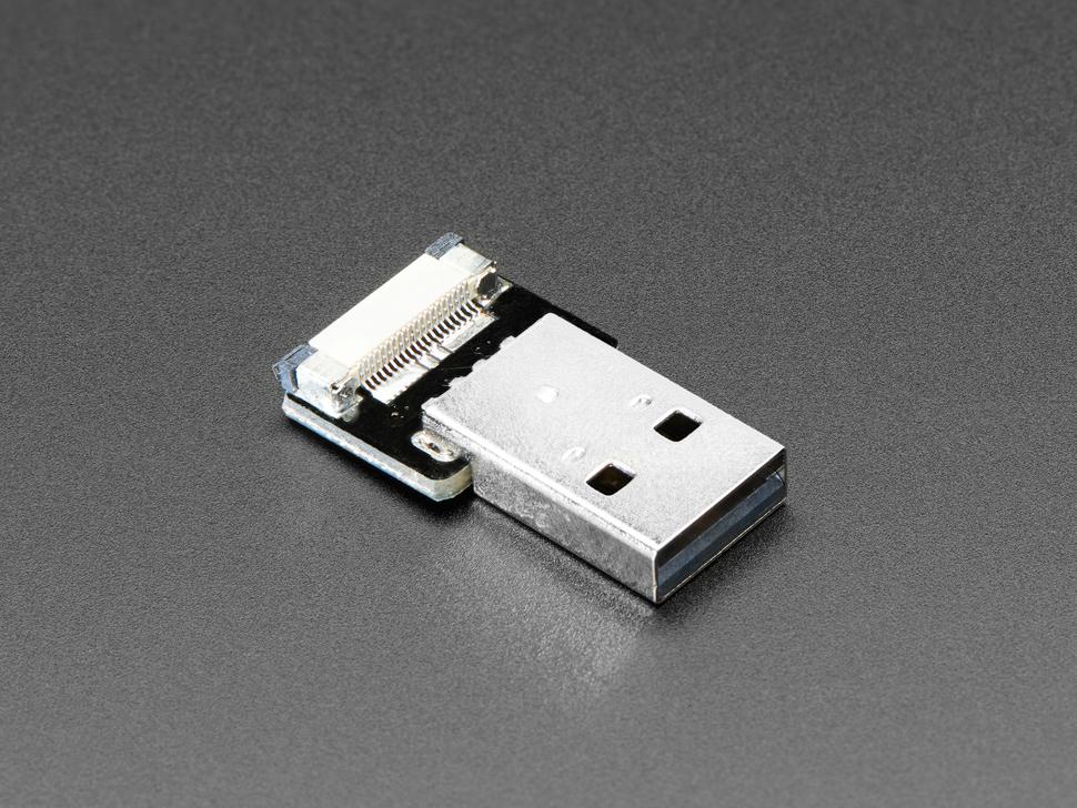 Adafruit DIY USB kabelonderdelen - Rechte type A-stekker
