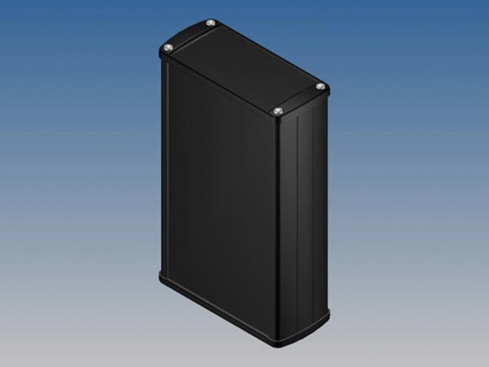 Teko Robusto involucro in alluminio con elegante finitura nera