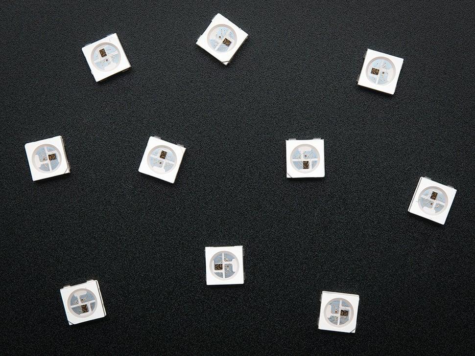 Adafruit NeoPixel 5050 RGB LED met geïntegreerde driver - 10 stuks