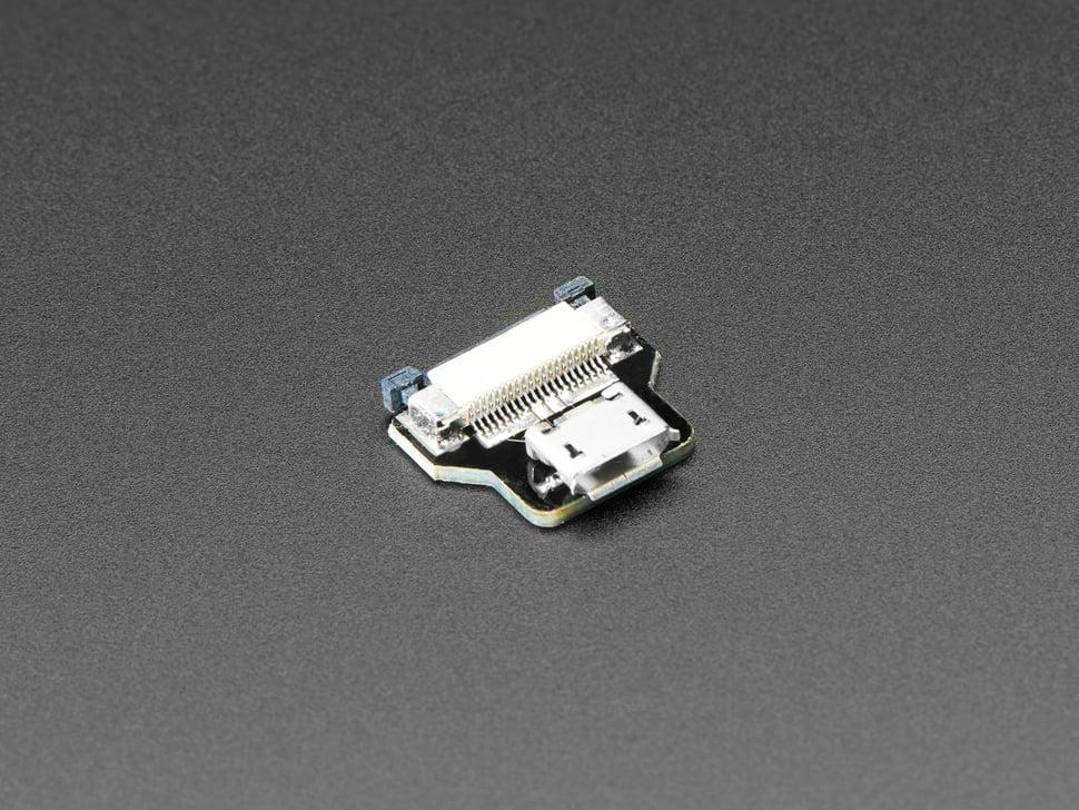 Adafruit DIY USB kabelonderdelen - Rechte micro-B-aansluiting