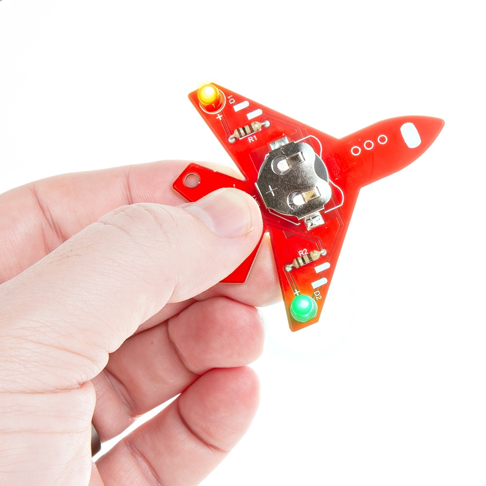 Sparkfun Mini Airplane Soldering Kit - Red