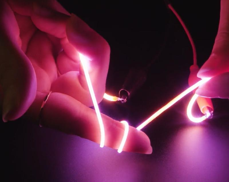 Adafruit NOOds - Flexible LED Filament - 3V 300mm long - Pink - Opencircuit