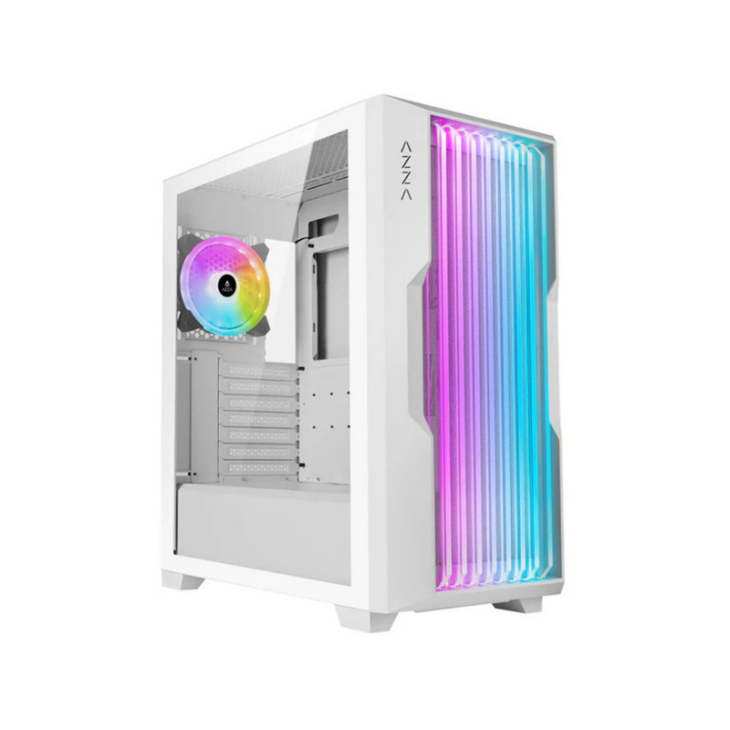 Azza Raslan Azza Guardian 520 RGB | Boîtier Moyen Tour | Blanc - Opencircuit