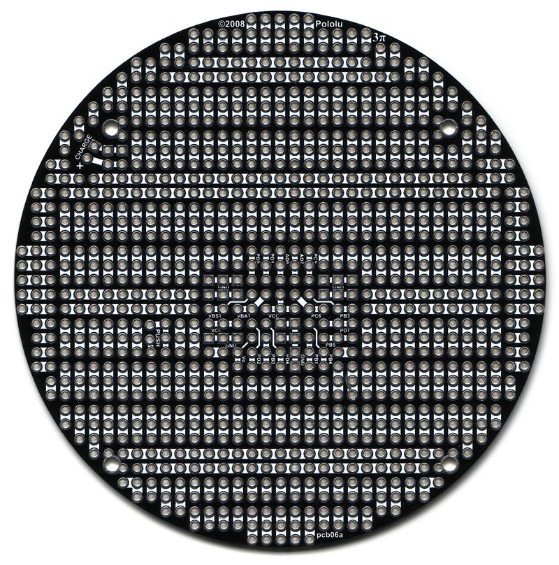 Pololu 3pi Expansion Kit without Cutouts - Black - Opencircuit