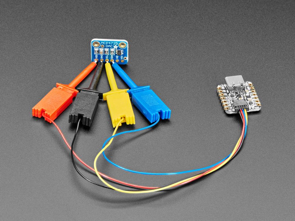 Adafruit JST-SH 4-pins kabel met micro SMT-testhaken
