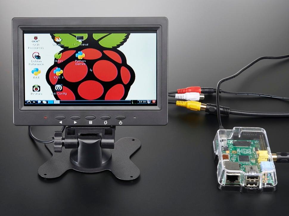 Adafruit NTSC/PAL (Televisie) TFT- display - 7" diagonaal