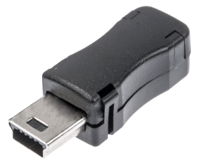 Mini USB 2.0 kabel male connector - 5 stuks