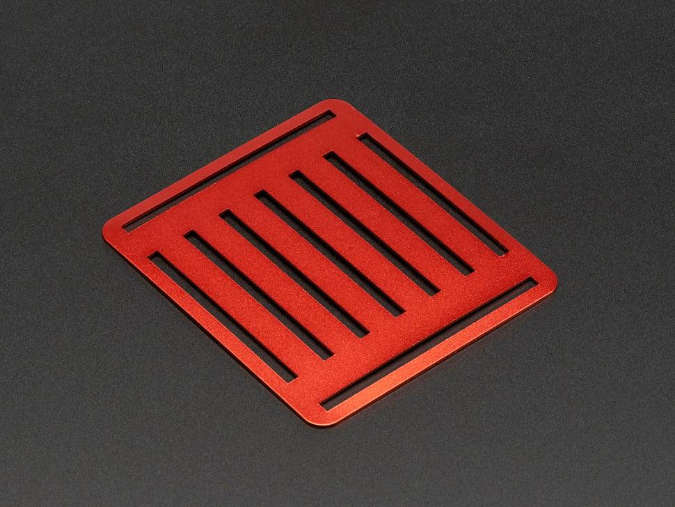 Adafruit Bovenste metalen plaat voor een mini-robotroverchassis