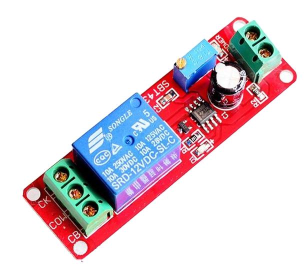 12V relay with adjustable delay (0S - 10S)