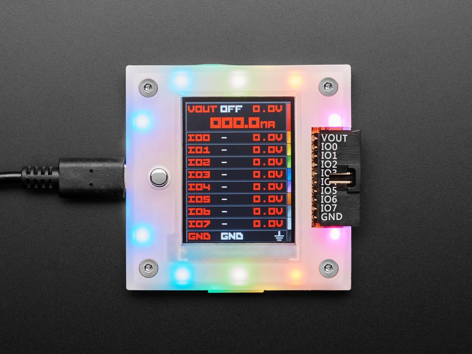Adafruit Kit básico Bus Pirate 5 con placa de circuito impreso y carcasa Bus Pirate 5