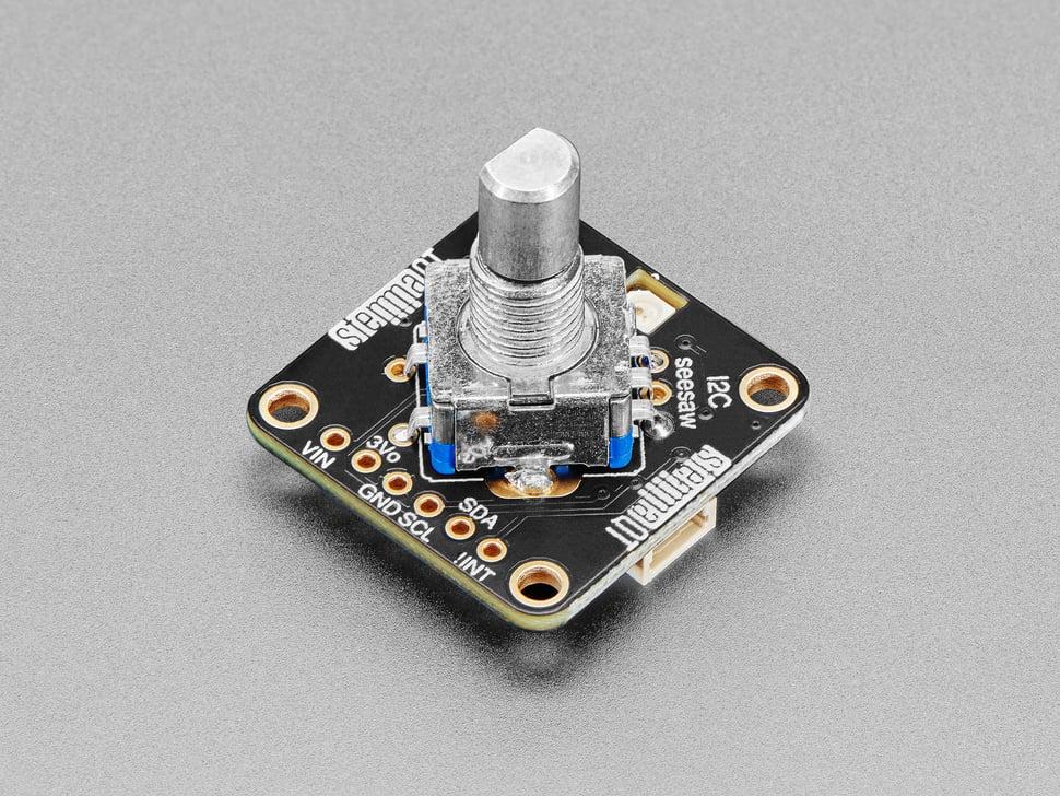 Adafruit I2C Stemma QT Rotary Encoder Breakout met Encoder