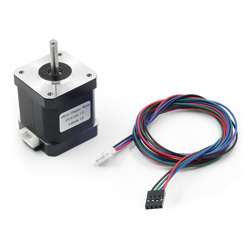 Motore Passo-passo Nema17 42 Mm 1,8° Albero D 5mm – Per Stampante 3D, CNC, RepRap