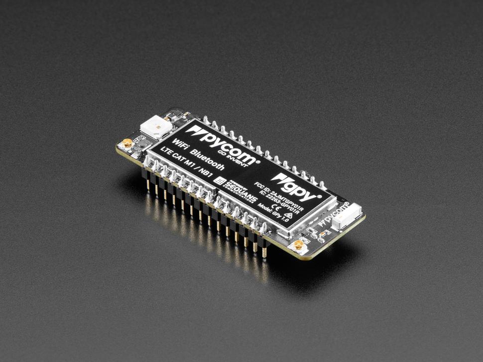 Adafruit Pycom GPy - WiFi, Bluetooth LE en LTE-M