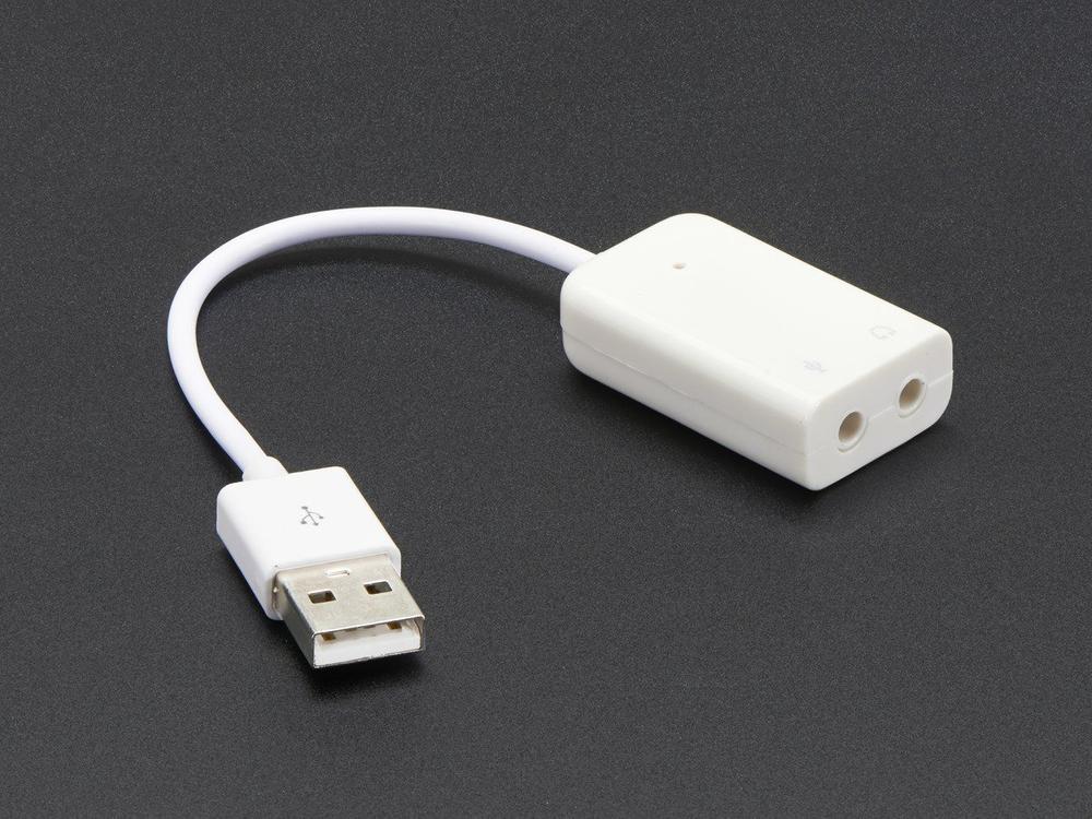 USB-audioadapter - werkt met raspberry pi
