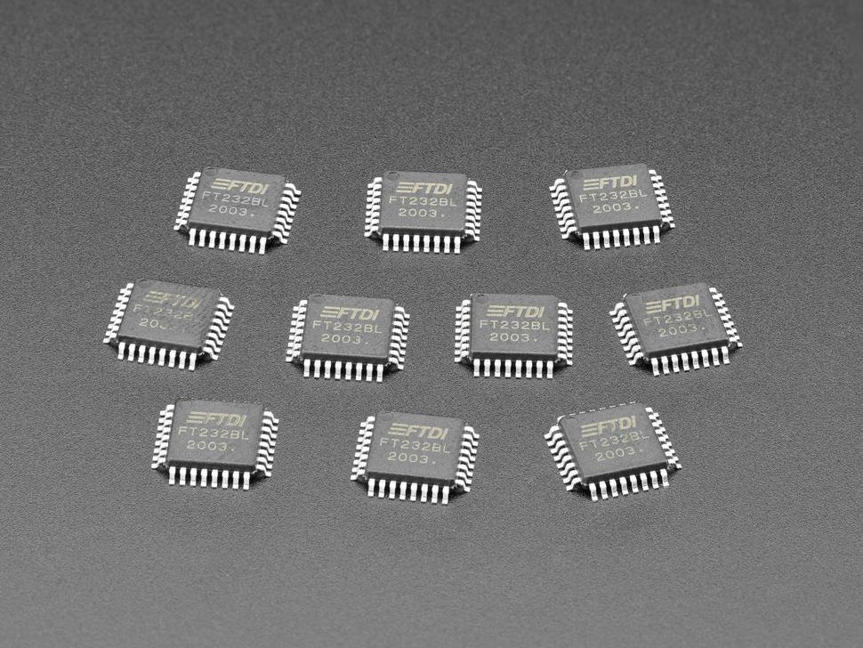 Adafruit FTDI FT232BL USB naar UART-chip - 10 stuks