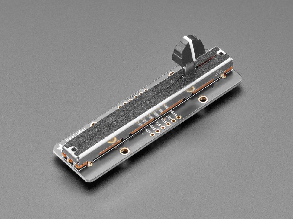 Adafruit NeoSlider I2C QT-schuifpotentiometer met 4 NeoPixels
