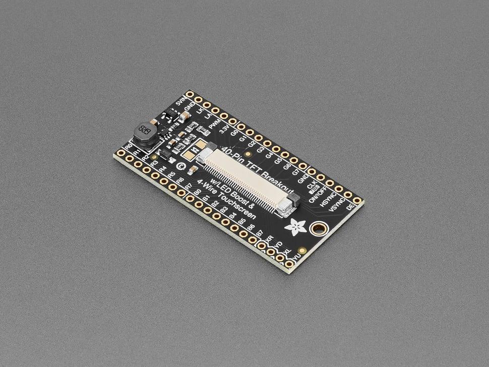 Adafruit 40-nastainen TFT Friend - FPC-kytkentärasia LED-taustavalon ...