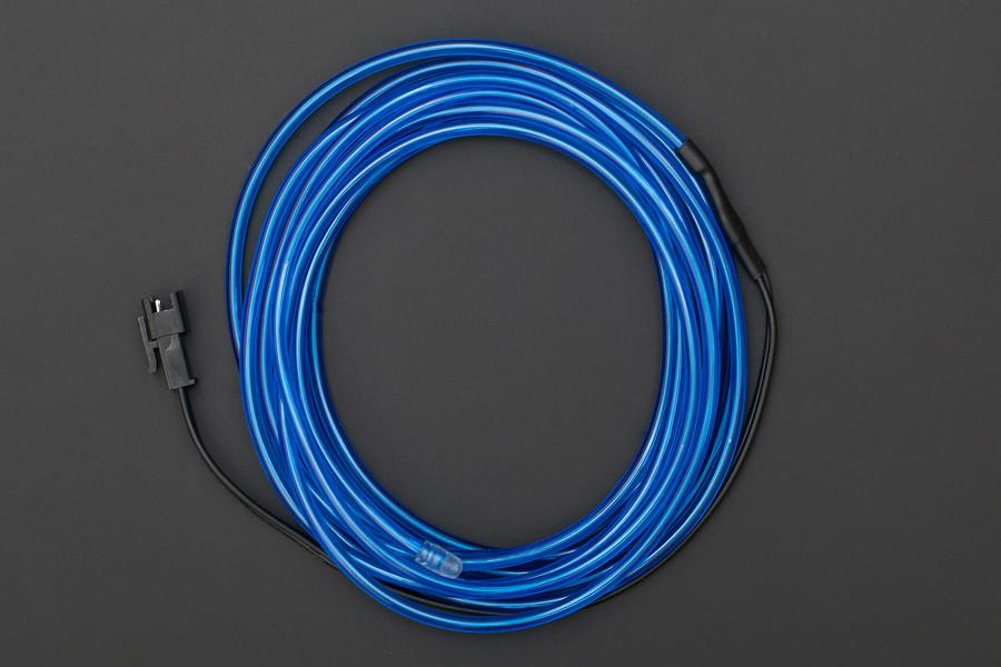 EL Wire - Blå - 1 meter