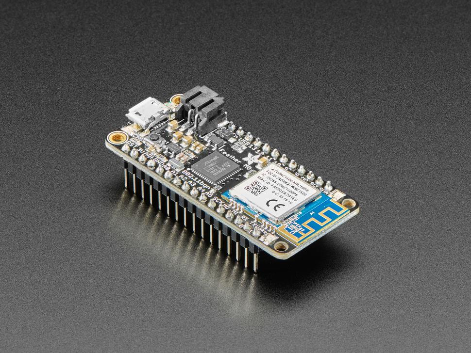Geassembleerde Adafruit feather M0 WiFi - ATSAMD21 + ATWINC1500