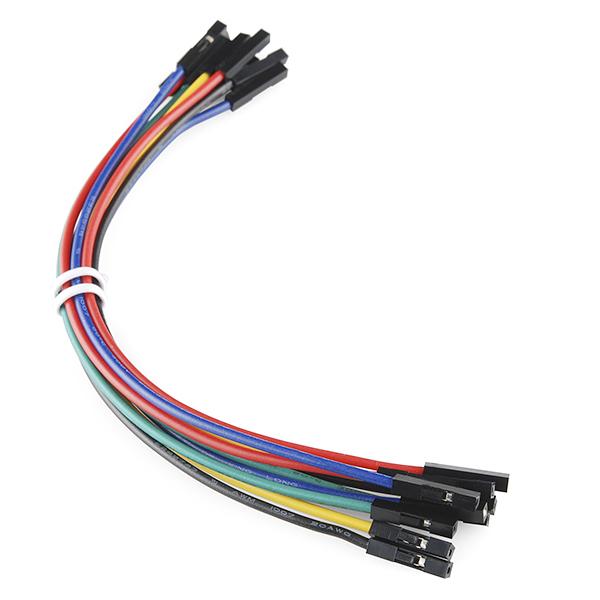 Jumper Wires Premium 6" F/F - 20 AWG (10 Pack)